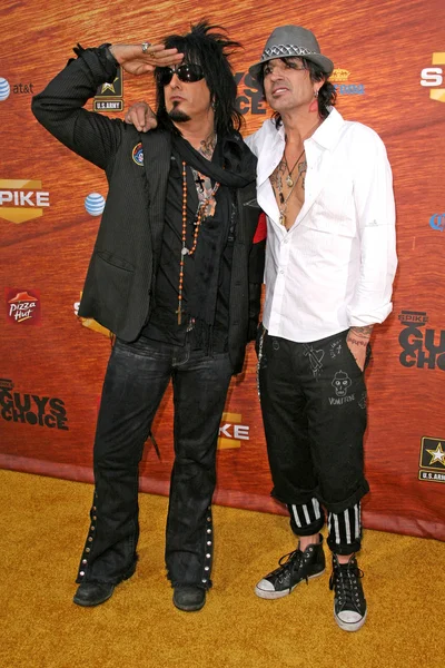 Nikki Sixx and Tommy Lee — Stock Photo, Image