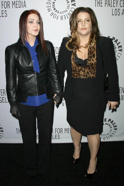 Priscilla Presley and Lisa Marie Presley