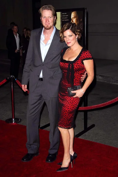 Marcia Gay Harden e Thaddaeus Scheel — Fotografia de Stock