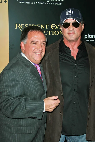 Robert Earl and Sylvester Stallone — Stock Photo, Image