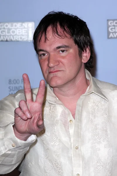 Quentin Tarantino at the 65th Annual Golden Globe Award Nominations. Beverly Hilton Hotel, Beverly Hills, CA. 12-13-07 — Stock Photo, Image