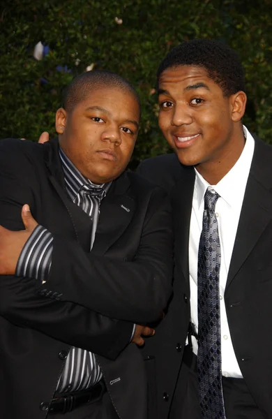 Kyle Massey e Christopher Massey no 17th Annual Enviromental Media Association Awards. Ebell Club de Los Angeles, Los Angeles, CA. 10-24-07 — Fotografia de Stock