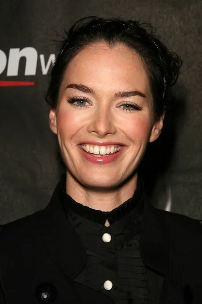 Lena Headey bij de screening partij voor "Terminator The Sarah Connor Chronicles". Cinerama Dome, Hollywood, ca. 01-09-08 — Stockfoto