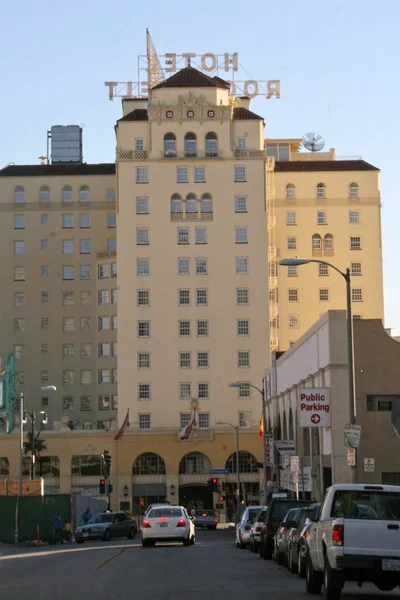 Hollywood roosevelt hotel famous haunted locations in und um hollywood. ca. 21-10-07 — Stockfoto