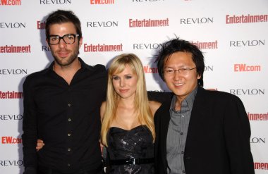 Zachary quinto kristen bell ve masi oka ile