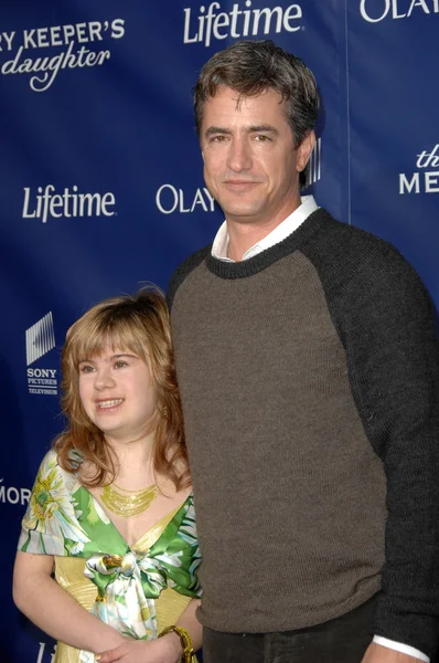 Krystal Nausbaum e Dermot Mulroney — Fotografia de Stock