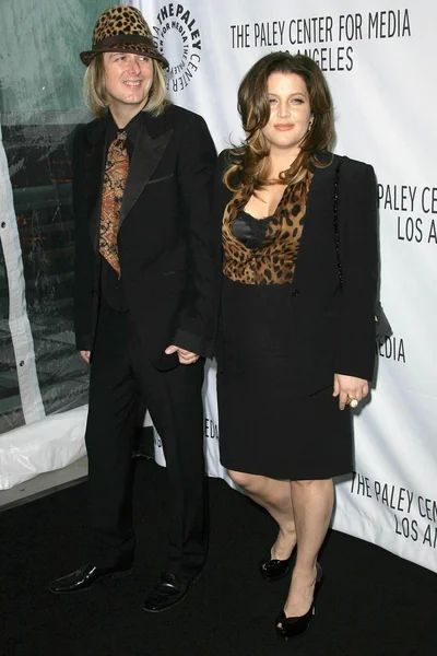 Michael lockwood und lisa marie presley — Stockfoto