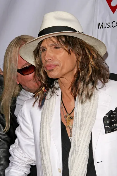 Robin Zander and Steven Tyler — Stock Photo, Image