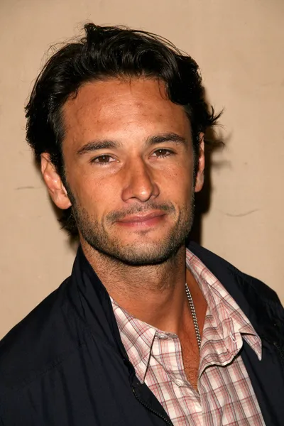 Rodrigo Santoro Ordförande — Stockfoto