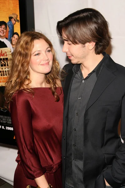 Drew Barrymore e Justin Long — Fotografia de Stock