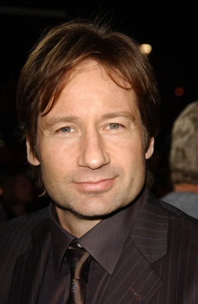 David Duchovny Los Angeles Prömiyerinde "Things We Lost In The Fire". Mısır Tiyatrosu, Hollywood, Ca. 10-15-07 — Stok fotoğraf