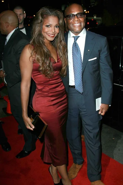 Janet jackson en antonio reid op de première van "waarom ik trouwen?". ArcLight Theater, hollywood, ca. 10-04-07 — Stockfoto