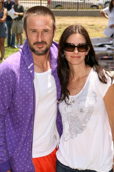 David arquette und courteney cox — Stockfoto