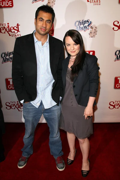 Kal penn och jenna von oy — Stockfoto