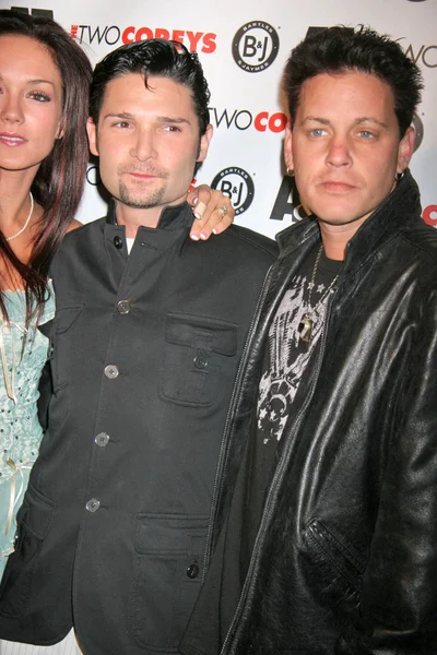 Corey feldman och corey haim — Stockfoto