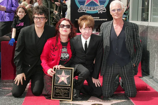 Hollywood walk av berömmelse ceremoni hedra rodney bingenheimer — Stockfoto