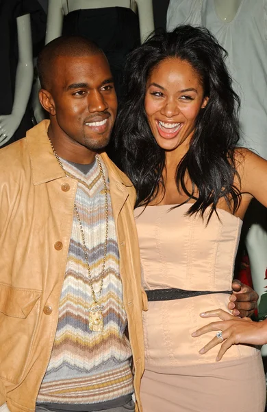 Kanye West and Alexis Rainey — Stock Photo, Image