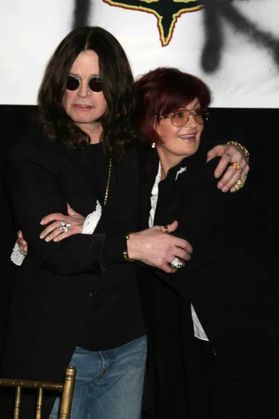 Ozzy Osbourne e Sharon Osbourne — Foto Stock