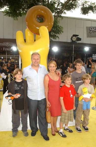 Wereld premiere van "the simpsons movie" — Stockfoto