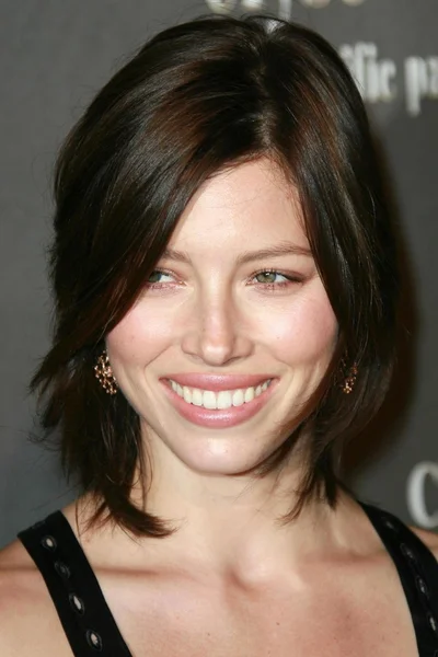 Jessica biel, 3 yıllık pembe partide cedars-sinai kadınların Kanser Araştırma Enstitüsü yararlanan. Viceroy hotel, santa monica, ca. 09-08-07 — Stok fotoğraf