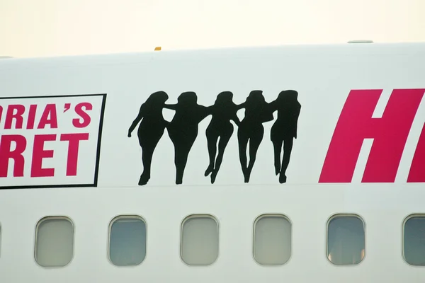 Victoria's Secret letadlo — Stock fotografie