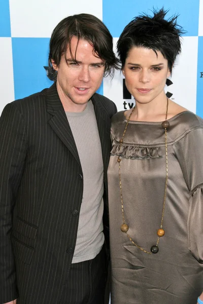 Christian Campbell y Neve Campbell — Foto de Stock