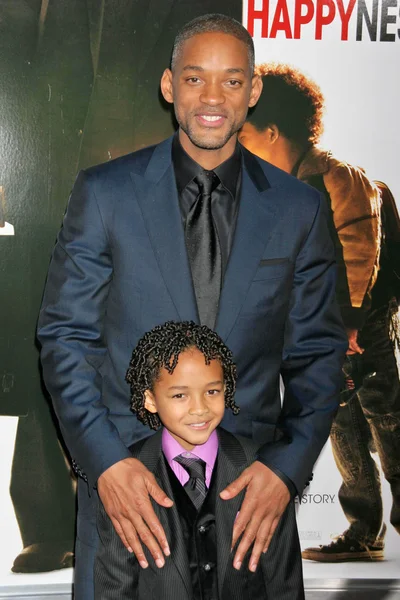 Will Smith and Jaden Christopher Syre Smith — Stock Photo, Image