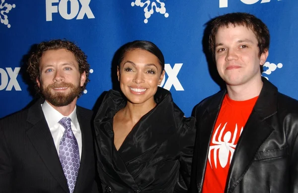 T.j. thyne s tamara taylor a eric millegan — Stock fotografie