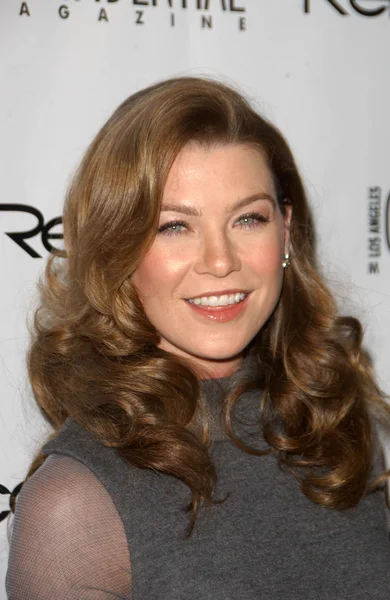 Ellen pompeo in los angeles vertrouwelijke magazine's jaarlijkse emmy partij. een zonsondergang, west hollywood, ca. 07-11-09 — Stockfoto