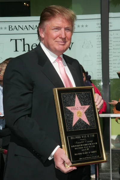 Ceremonia del Paseo de la Fama de Donald Trump Hollywood —  Fotos de Stock