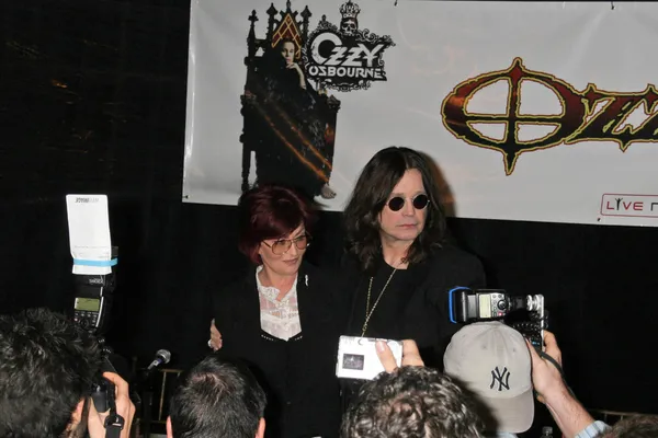 Sharon Osbourne y Ozzy Osbourne — Foto de Stock