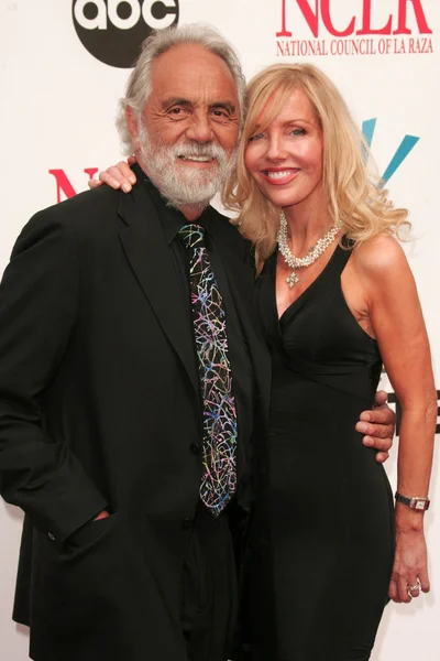 Tommy chong und shelby chong — Stockfoto