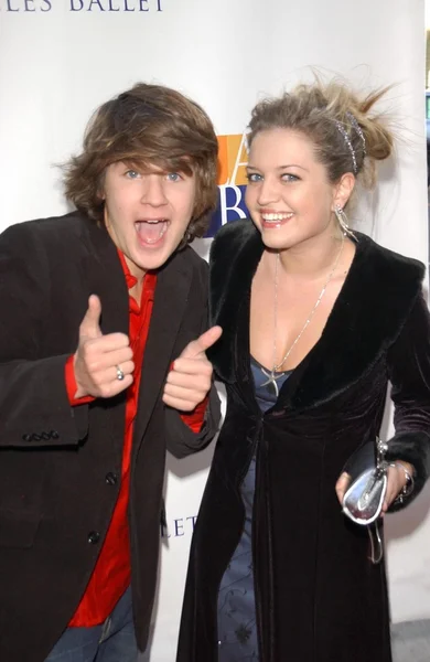 Devon werkheiser och lauren storm — Stockfoto