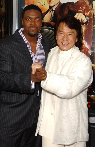 Chris tucker und jackie chan — Stockfoto