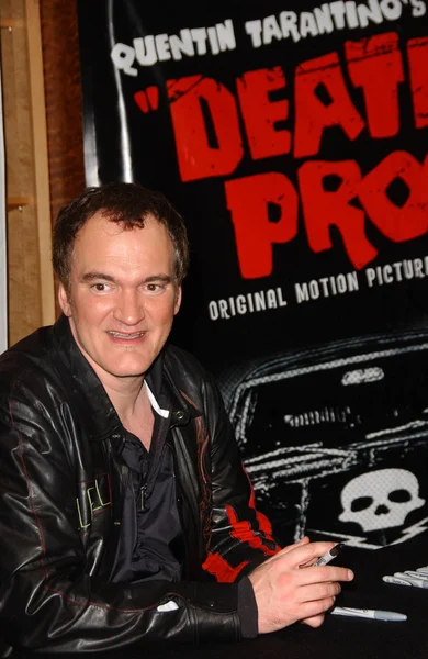 Quentin Tarantino In Store Appearance — Stock Photo, Image