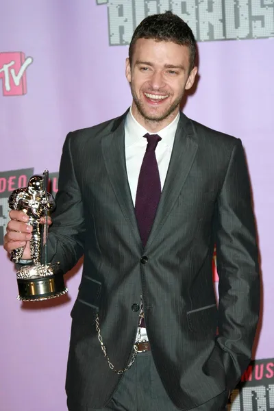 Justin Timberlake in the press room at the 2007 MTV Video Music Awards. The Palms Hotel And Casino, Las Vegas, NV. 09-09-07 — Stok fotoğraf