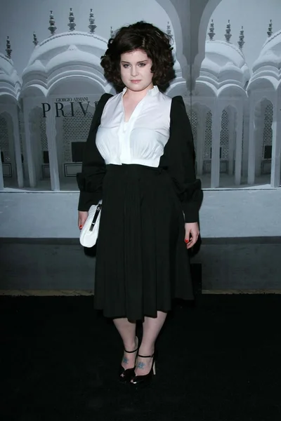 Kelly osbourne bei der giorgio armani prive show zur feier der oscars. grüne Äcker, los angeles, ca. 24.02.07 — Stockfoto