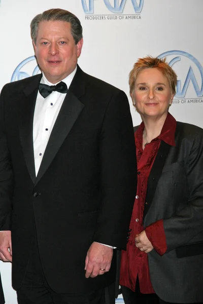 Al Gore, Melissa Etheridge — Stockfoto