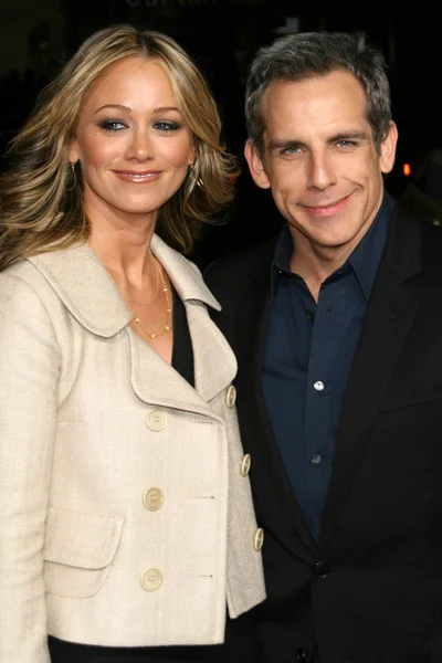 Christine taylor och ben stiller — Stockfoto