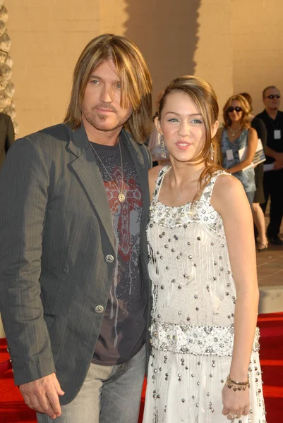 Billy ray cyrus miley cyrus — Stok fotoğraf