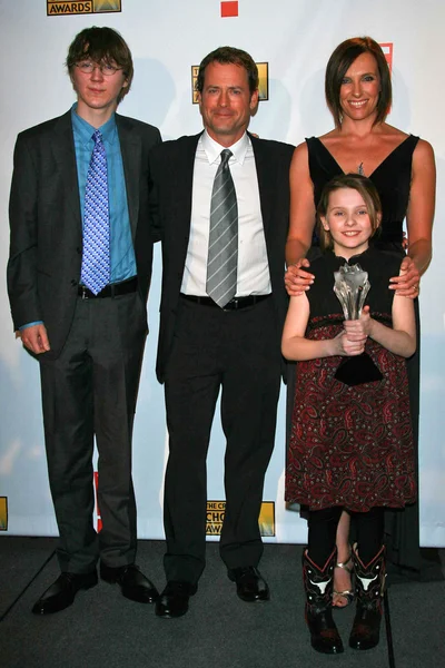 Paul Dano és Greg Kinnear, Toni Collette és Abigail Breslin — Stock Fotó