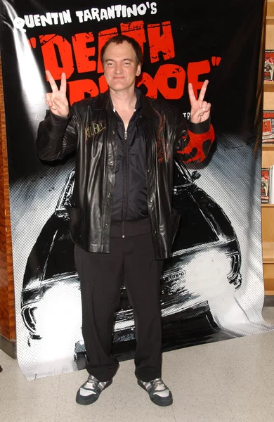 Quentin Tarantino In Store Appearance — Stock Photo, Image