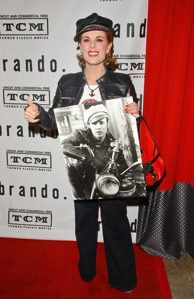 Kat kramer op de brando los angeles premiere screening en cocktail party, Egyptische theater, hollywood, ca 04-17-07 — Stockfoto