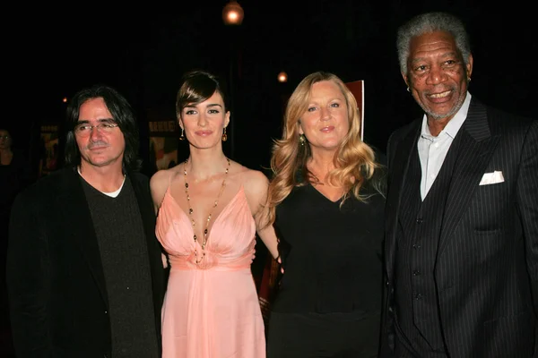 Brad silberling, paz vega, lori mccreary, freeman de morgan — Foto de Stock