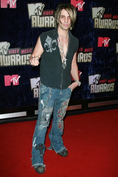 Criss Angel llega a los MTV Video Music Awards 2007. The Palms Hotel And Casino, Las Vegas, NV. 09-09-07 — Foto de Stock