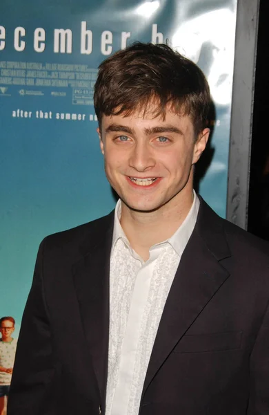 Daniel Radcliffe at the Los Angeles Premiere of DECEMBER BOYS. Directors Guild of America, Los Angeles, CA. 09-06-07 — Stock Photo, Image