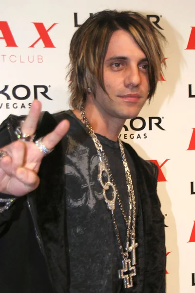 Criss Angel en la fiesta pre-VMA organizada por Christina Aguilera. LAX Night Club, Las Vegas, NV. 09-08-07 — Foto de Stock