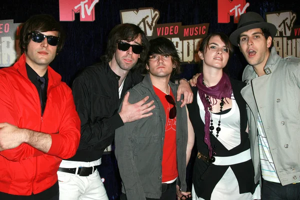Cobra Starship llega a los MTV Video Music Awards 2007. The Palms Hotel And Casino, Las Vegas, NV. 09-09-07 — Foto de Stock