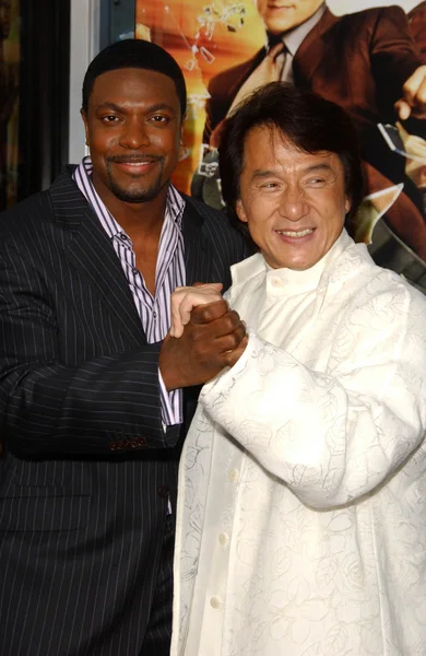 Chris Tucker and Jackie Chan — Stock Photo, Image