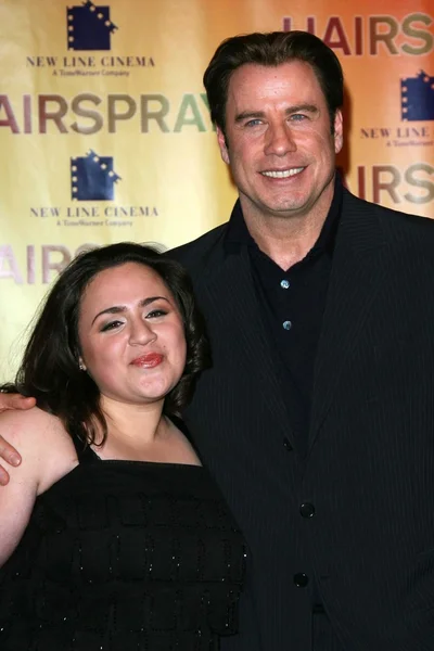 Nicole Blonsky e John Travolta — Fotografia de Stock